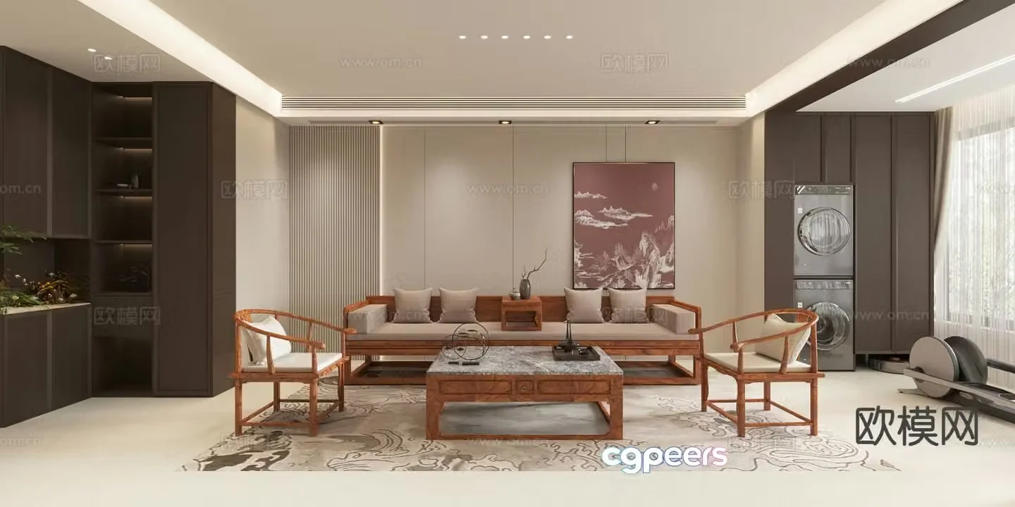 New Chinese restaurant 3D model