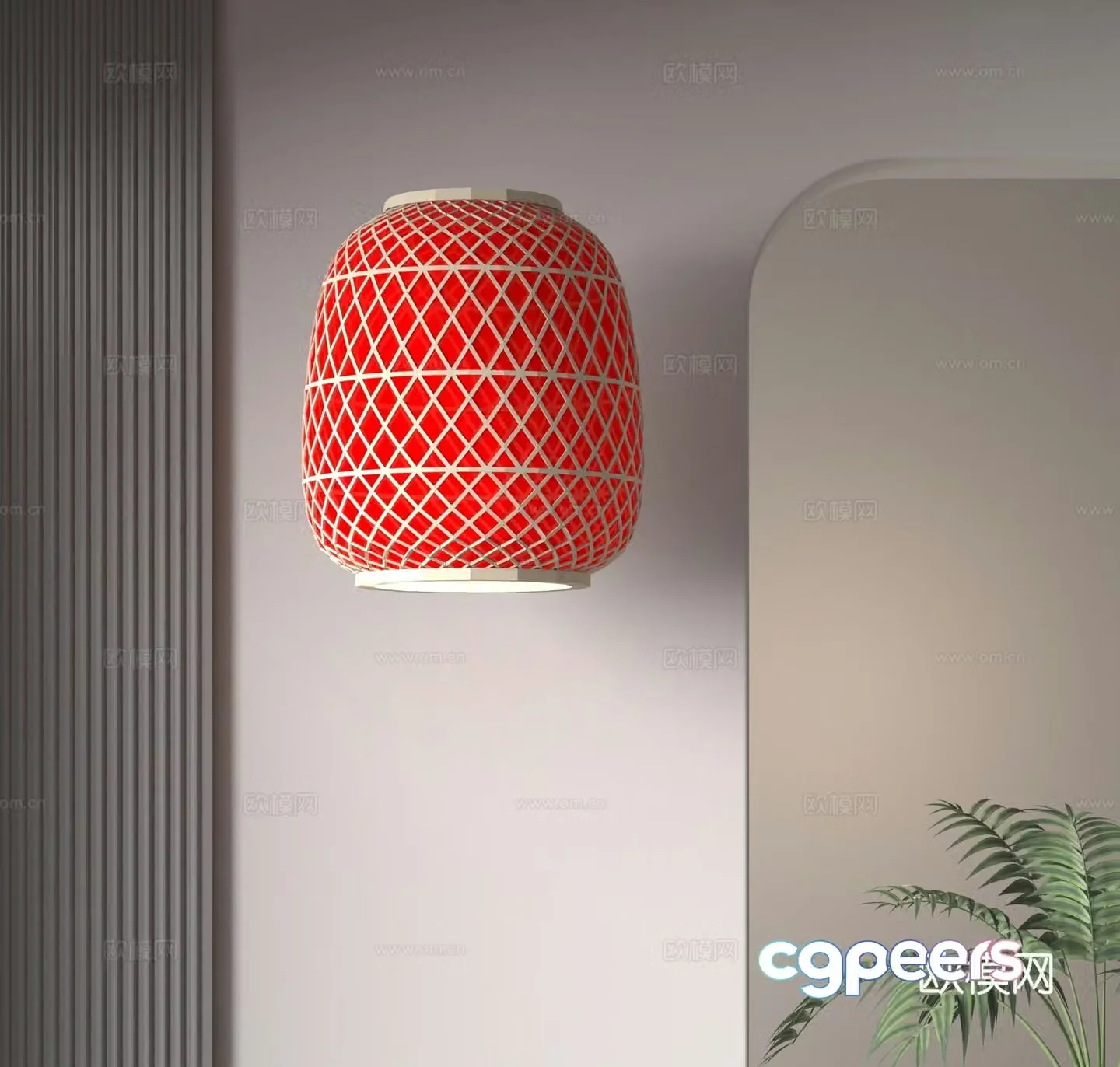 Chinese lantern 3d model