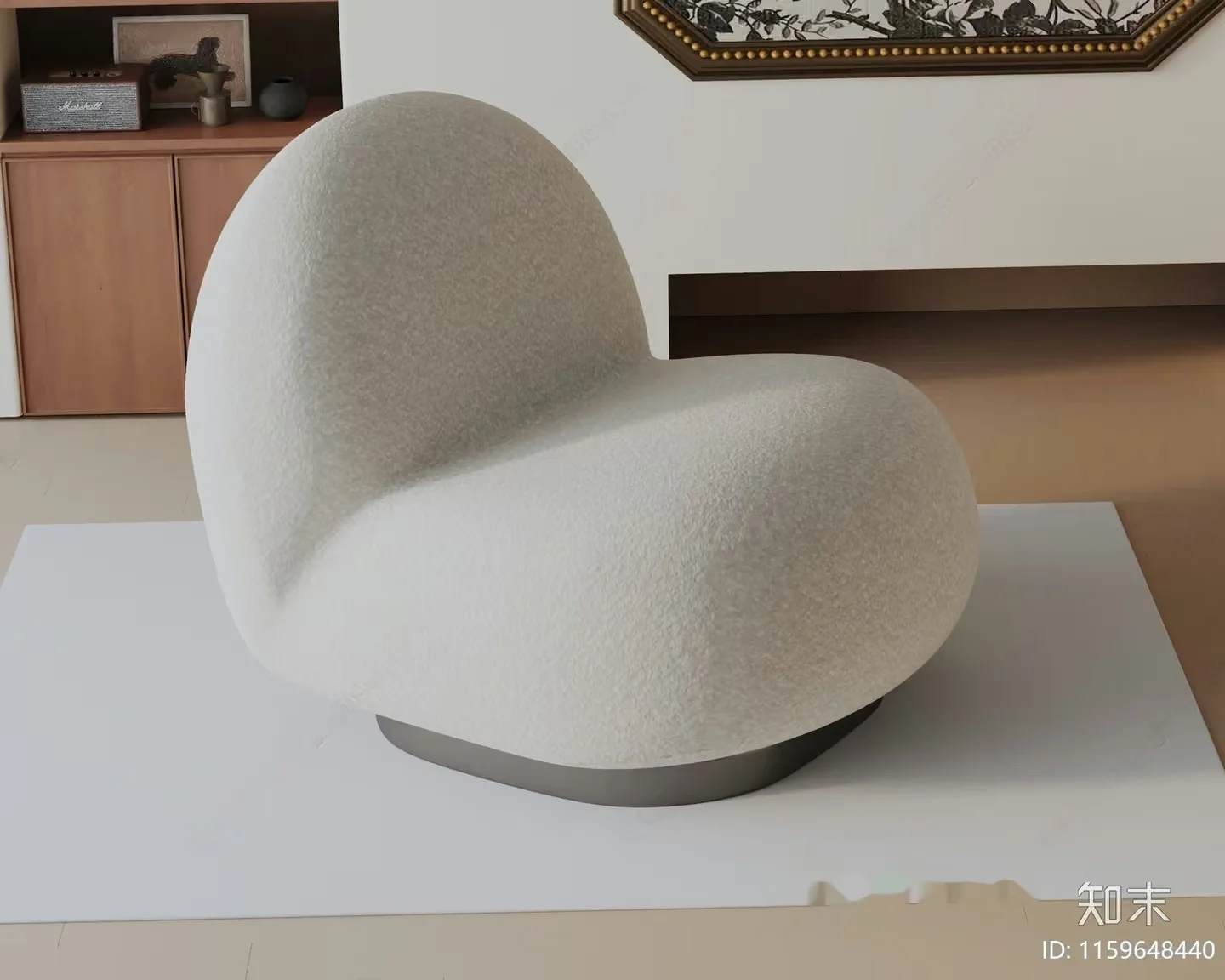 Modern Living Room 3D Model – 2180 – VRAY Render
