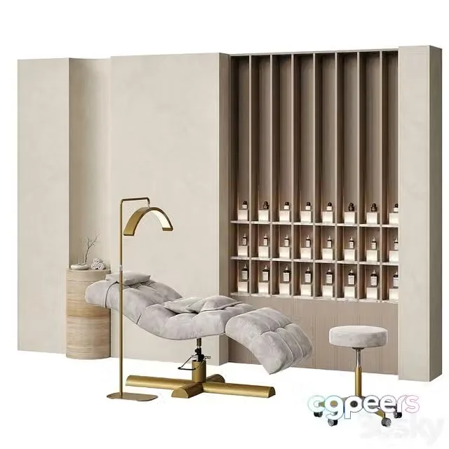3ds Max Free – Beauty salon with couch and accessories Figuratti P02