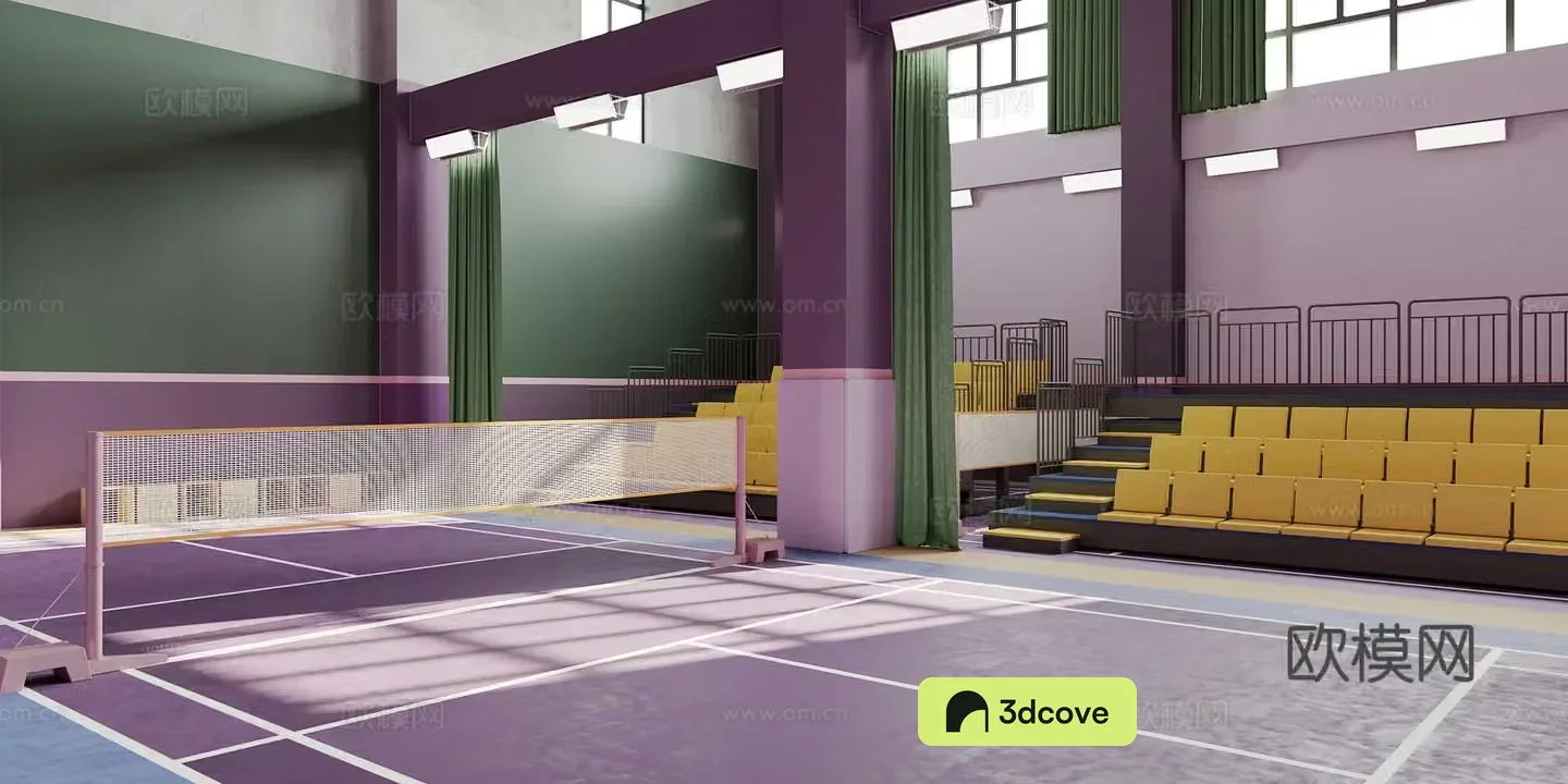 Modern dopamine badminton court