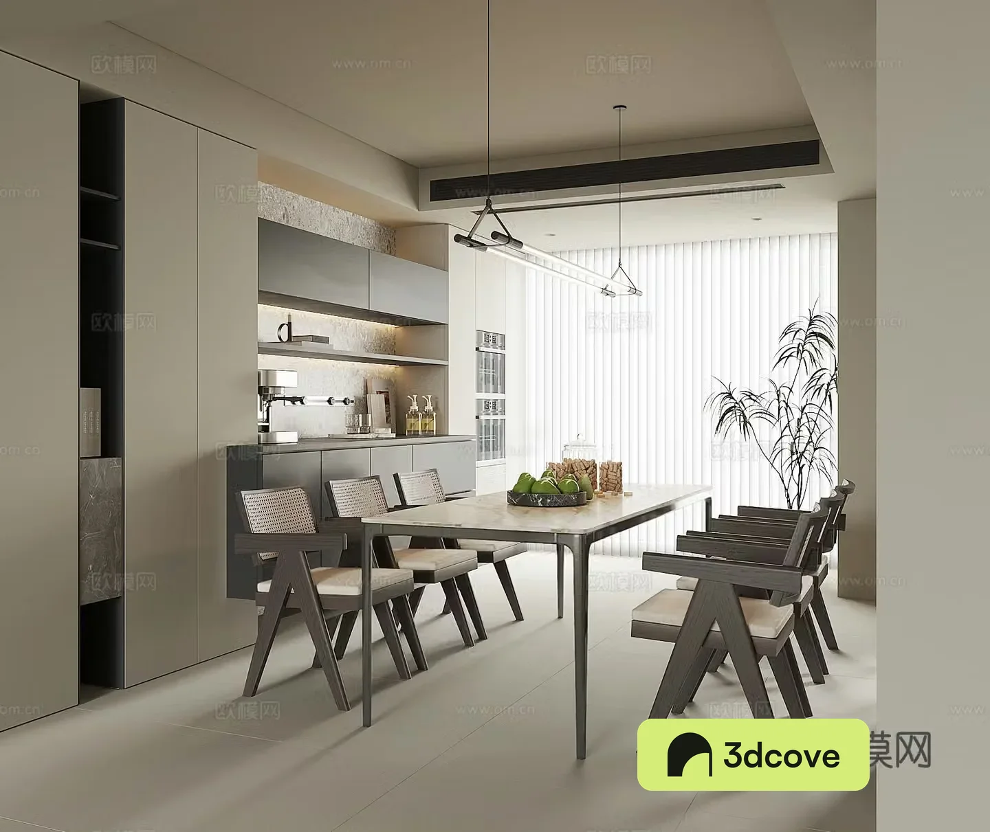 Modern home restaurant