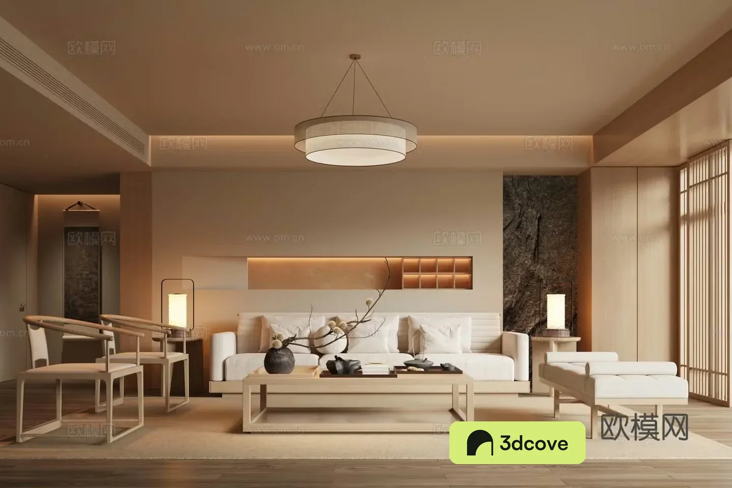 New Chinese Song style living room