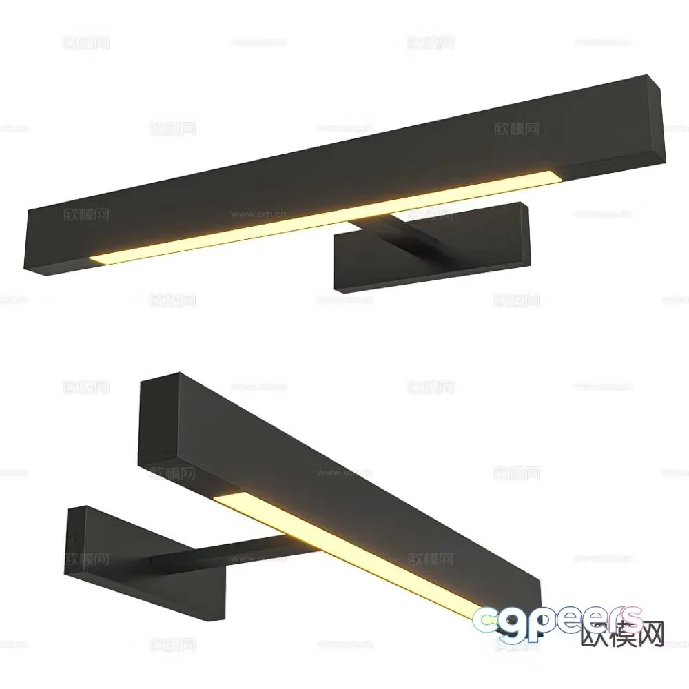 Markslojd long wall lamp 3d model