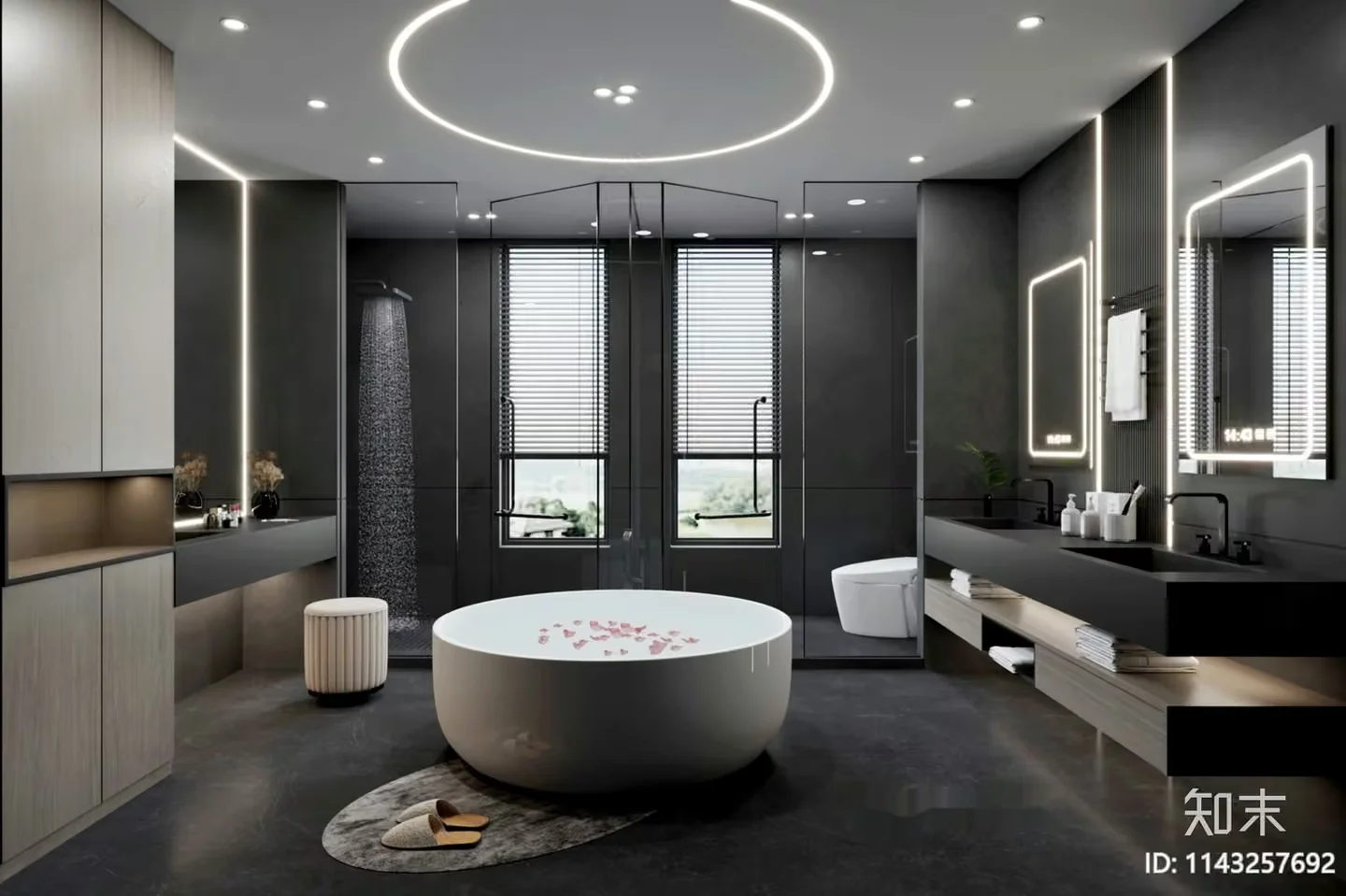 Modern Bathroom 3D Model – 9030 – VRAY Render