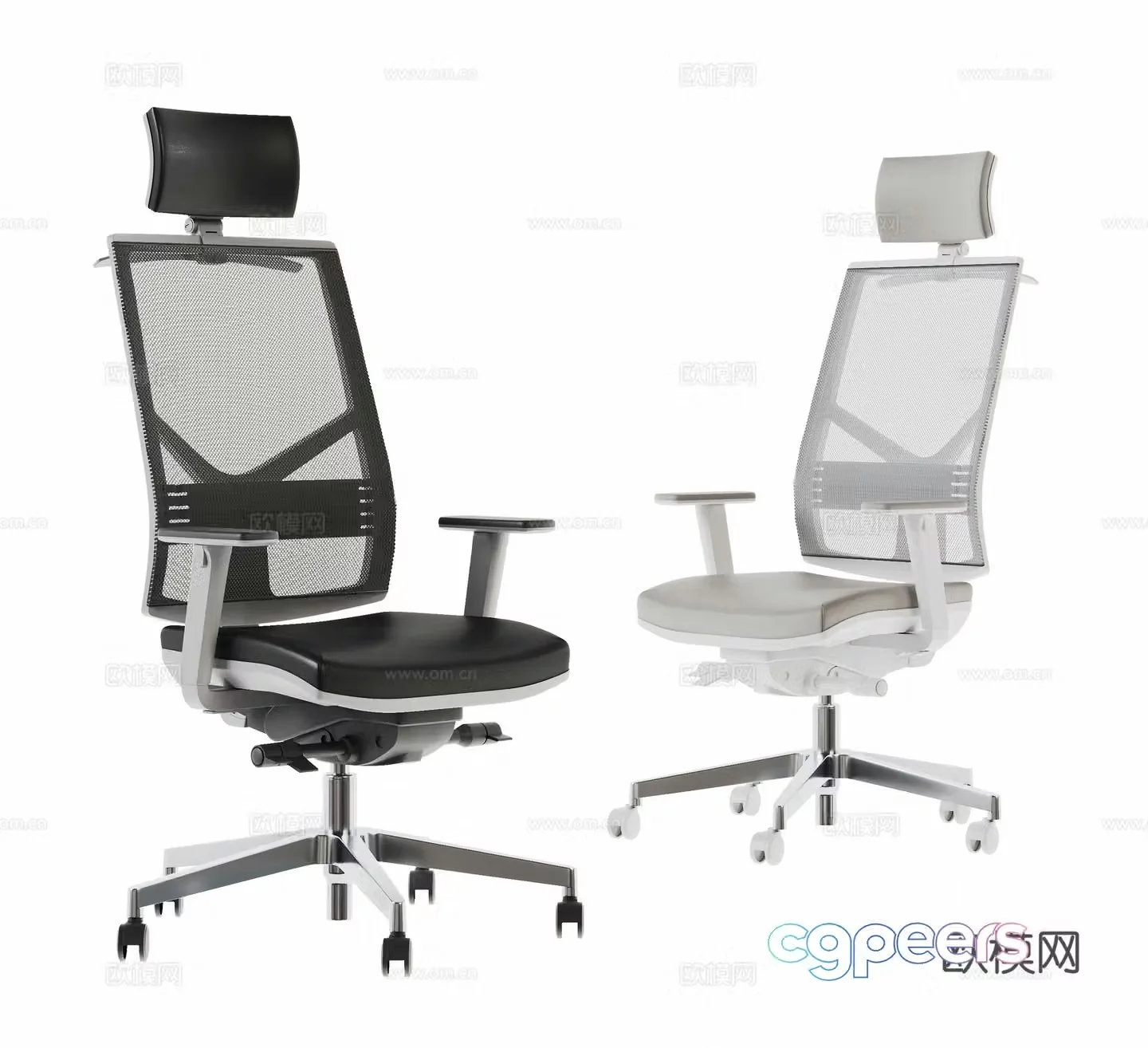 Modern office chair 3d model