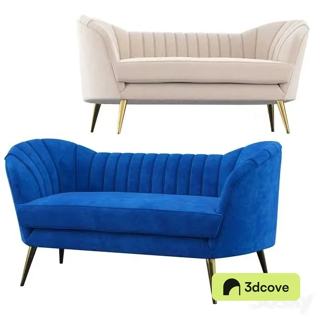 Koger Chesterfield Loveseat