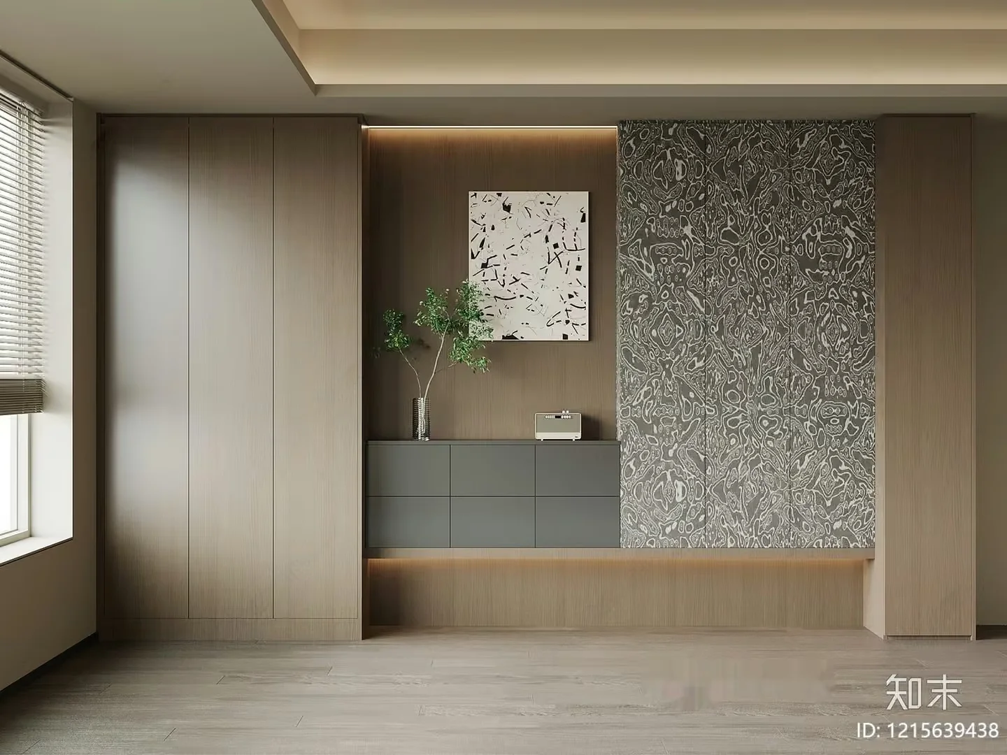 Modern Living Room 3D Model – 17002 – VRAY Render