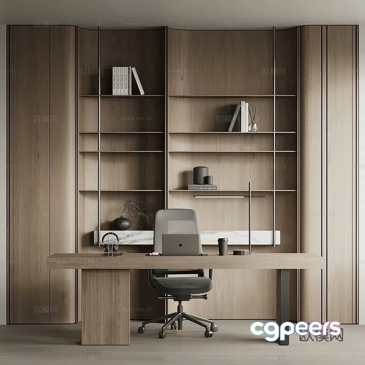 New Chinese style desk 3d model