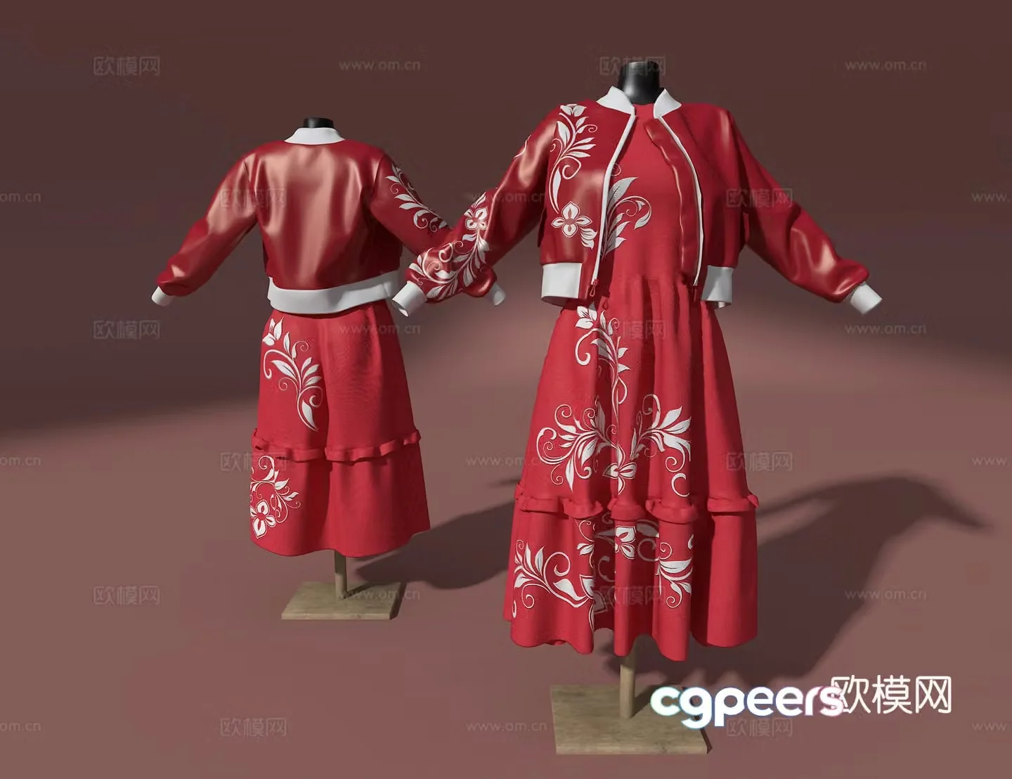 Women’s Clothes 3d Model