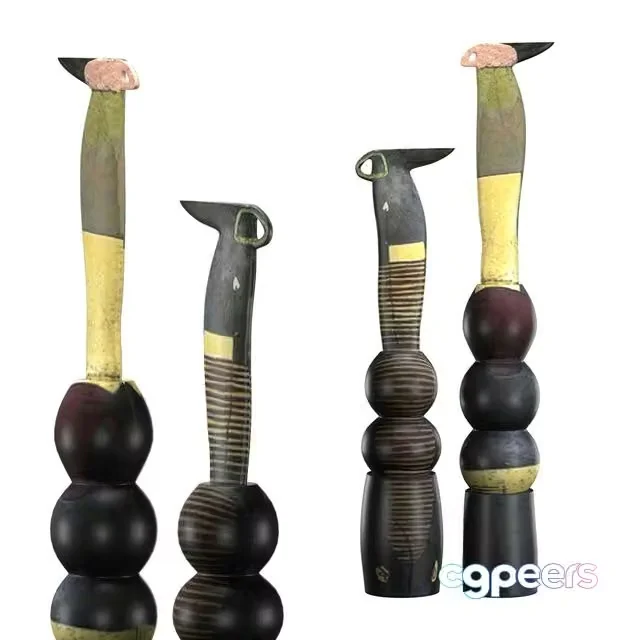 3ds Max Free – Totem Sculptures