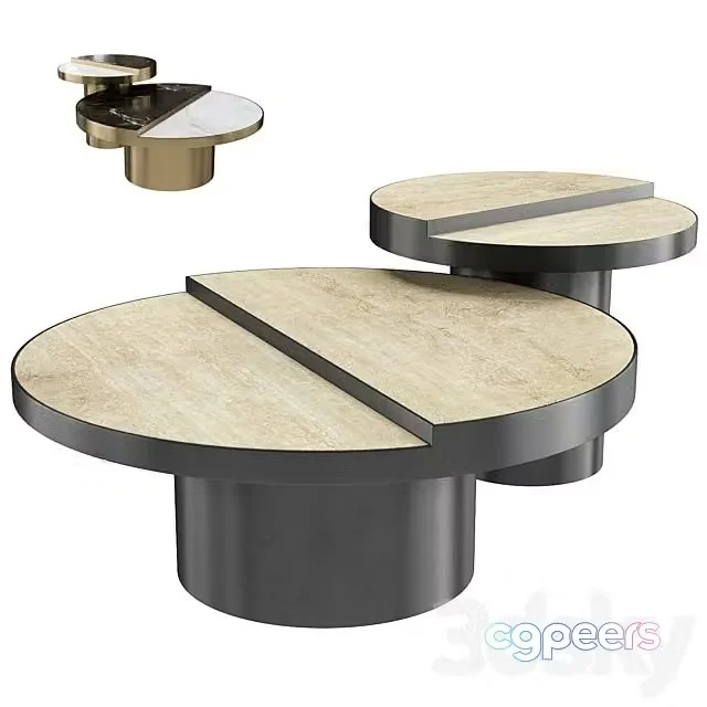 3ds Max Free – Eichholtz set of tables Excelsior