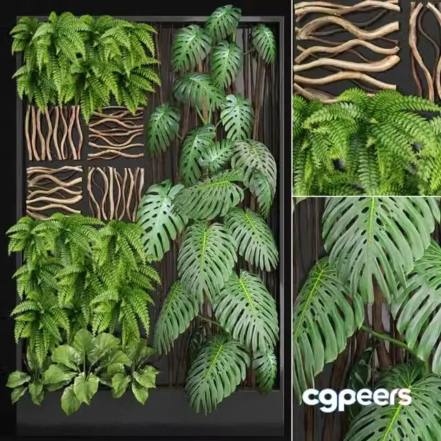 3ds Max Free – Vertical garden 2