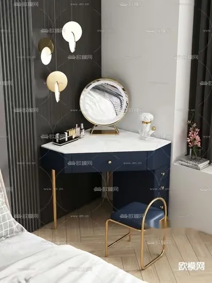 Modern Dressing Room 3D Model – 11133 – VRAY Render