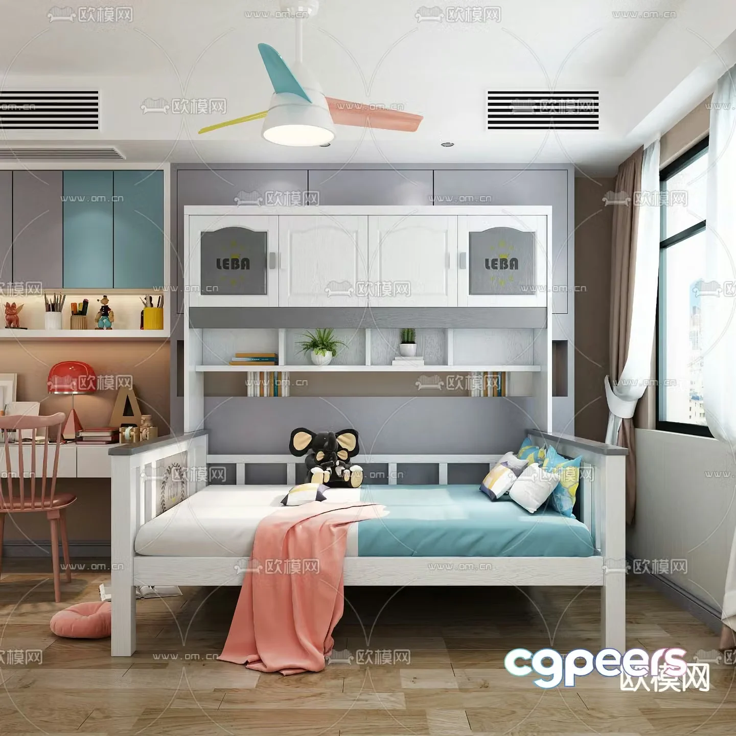 children’s bed child’s bed 3d model