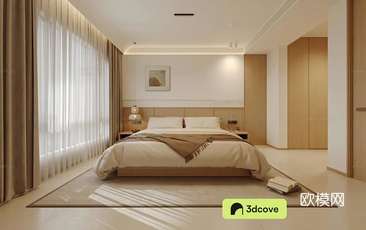 Log wind bedroom