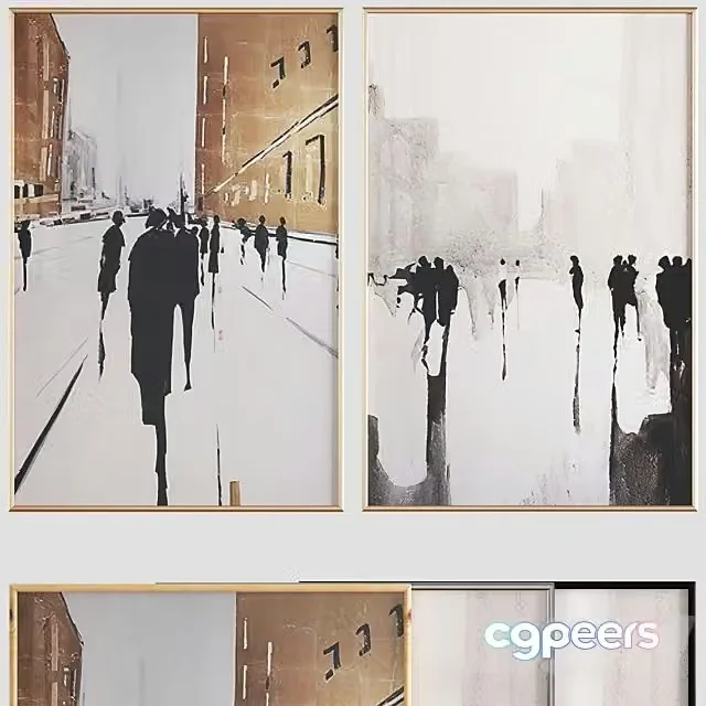 3ds Max Free – Canvas Painting with Frame 044