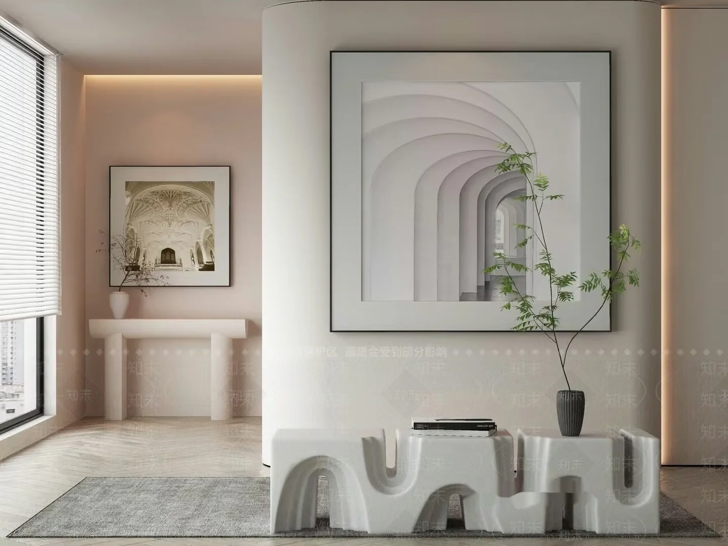 Modern Minimalist Room 3D Model – 13676 – VRAY Render