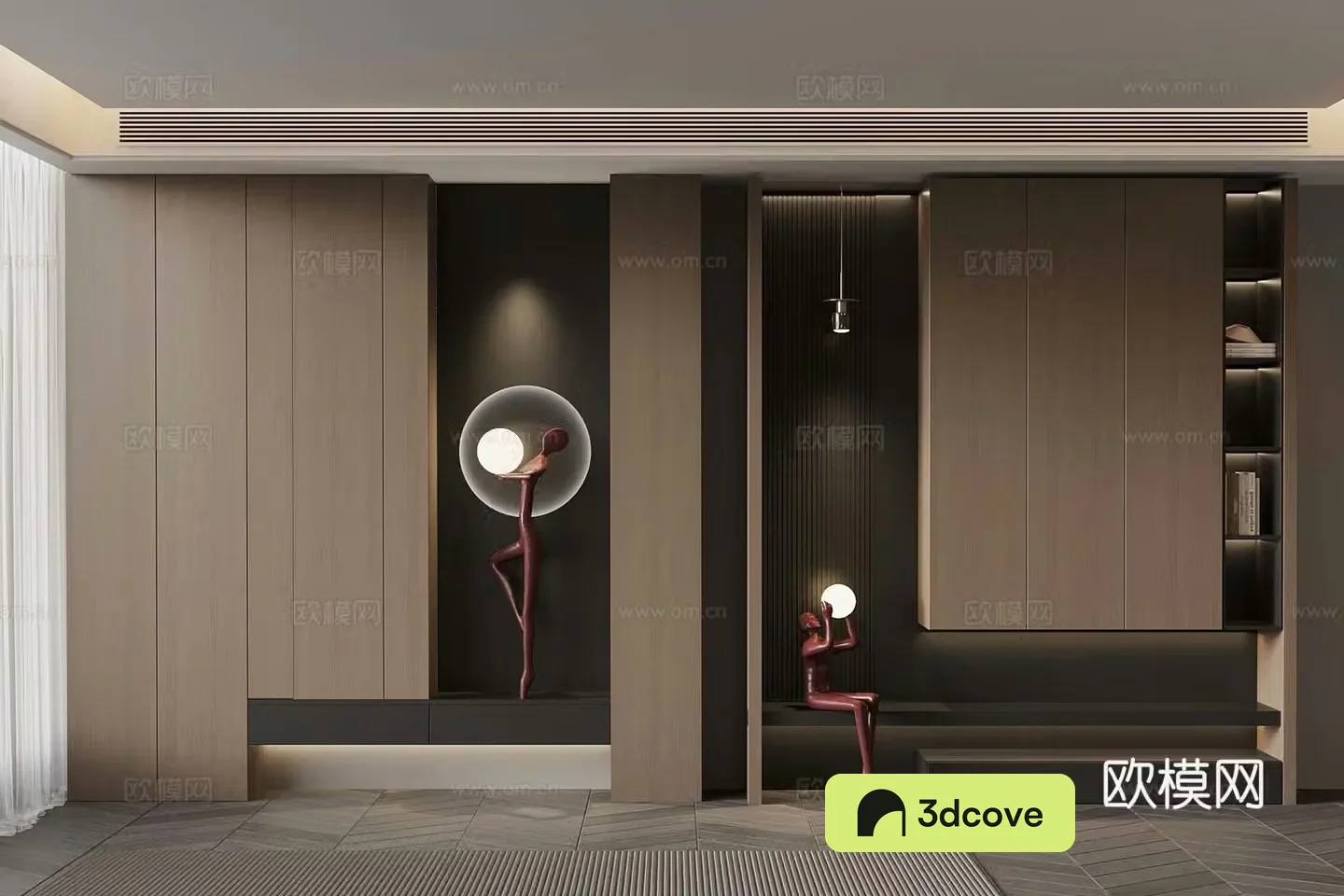 Modern Italian Entrance Cabinet Gaoxing