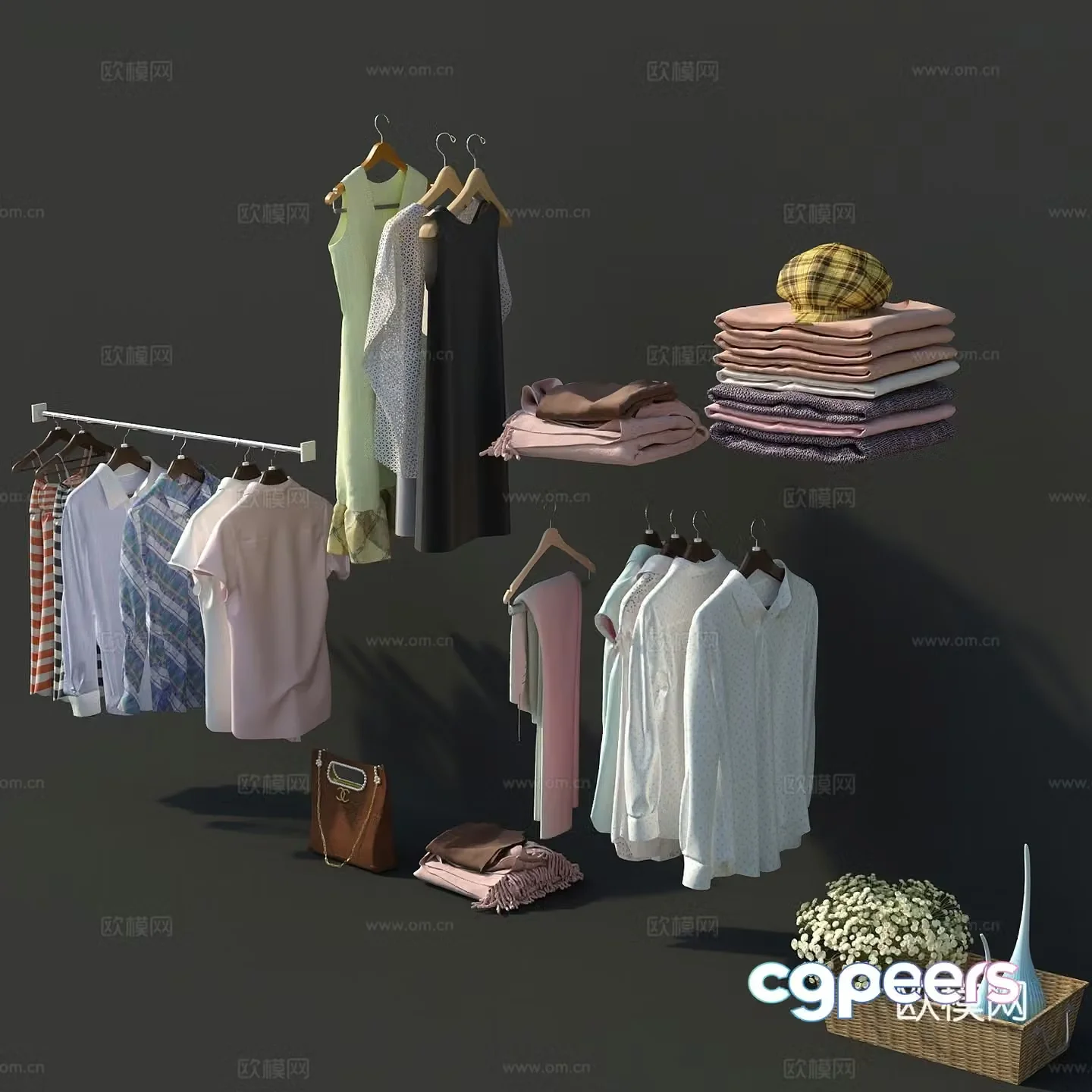 Clothes Girls Clothes 3d Model
