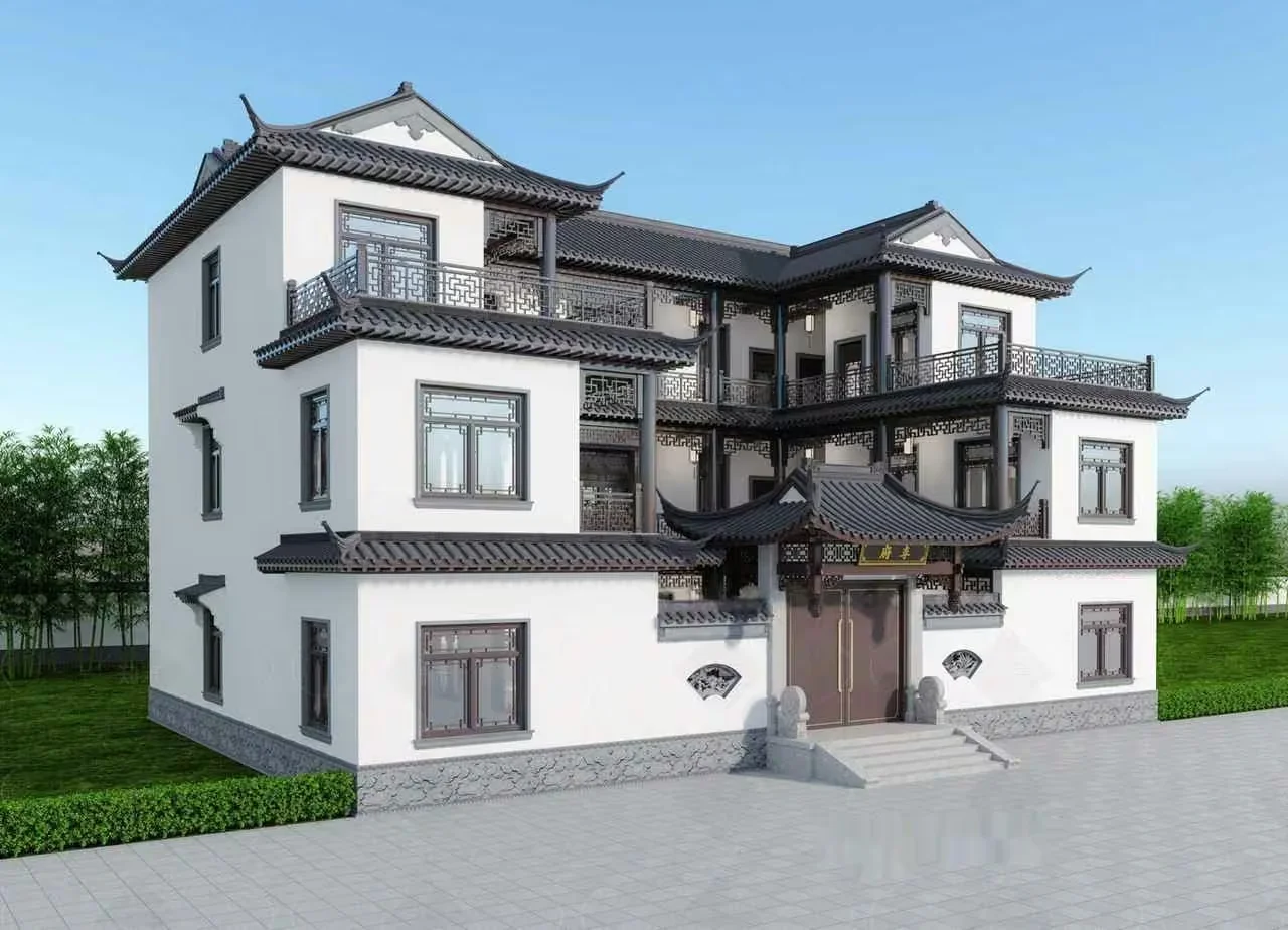 Traditional Chinese Building 3D Model – 5208 – VRAY Render