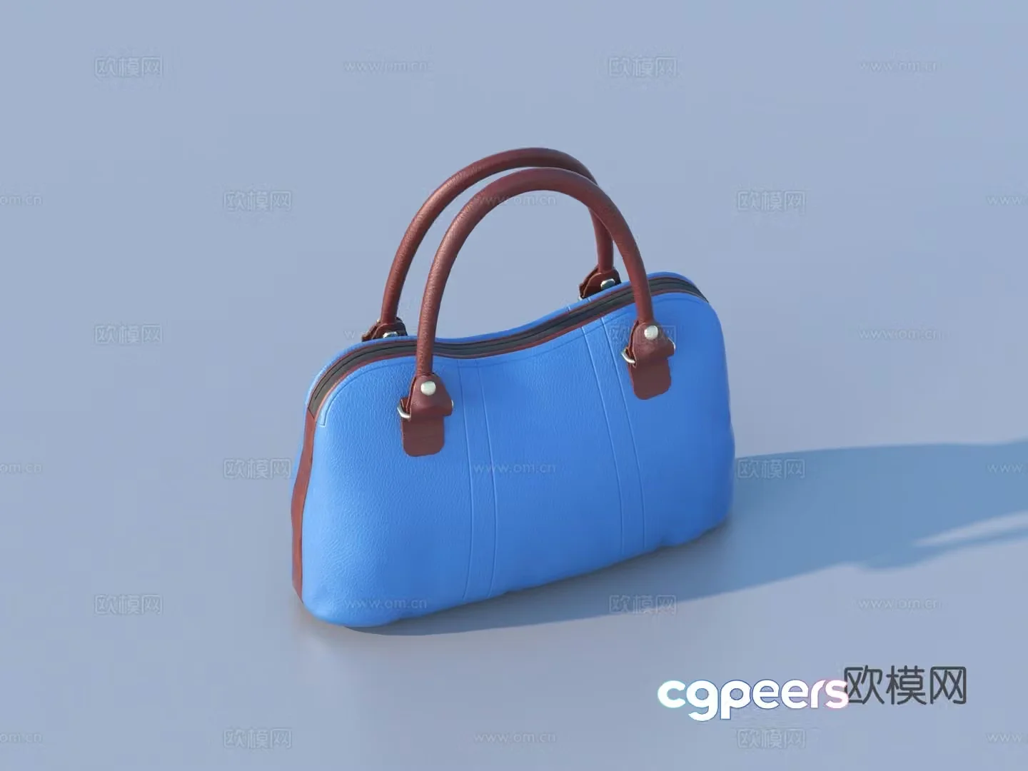 Leather bag Handbag Bag Briefcase Computer bag File bag 3D model