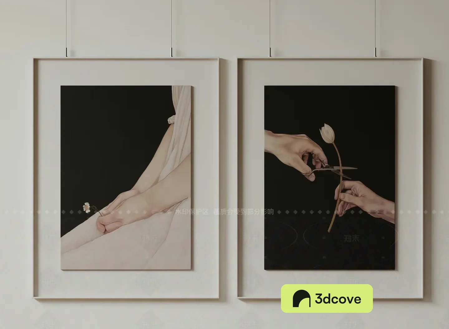 A Pair Of Hands Holding A Flower