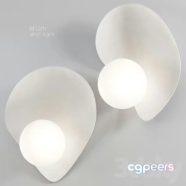 3ds Max Free – Black Rooster Decor – Muni Sconce