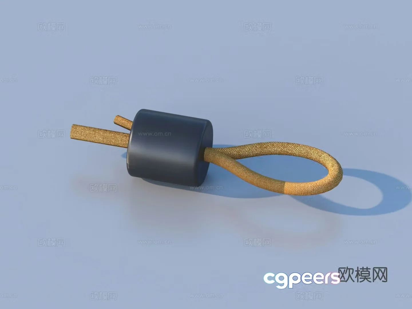 Rope knot hemp rope daily necessities 3d model