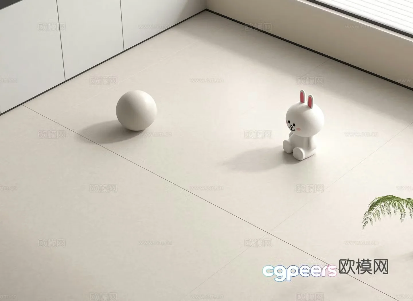 Floor tiles 3d model