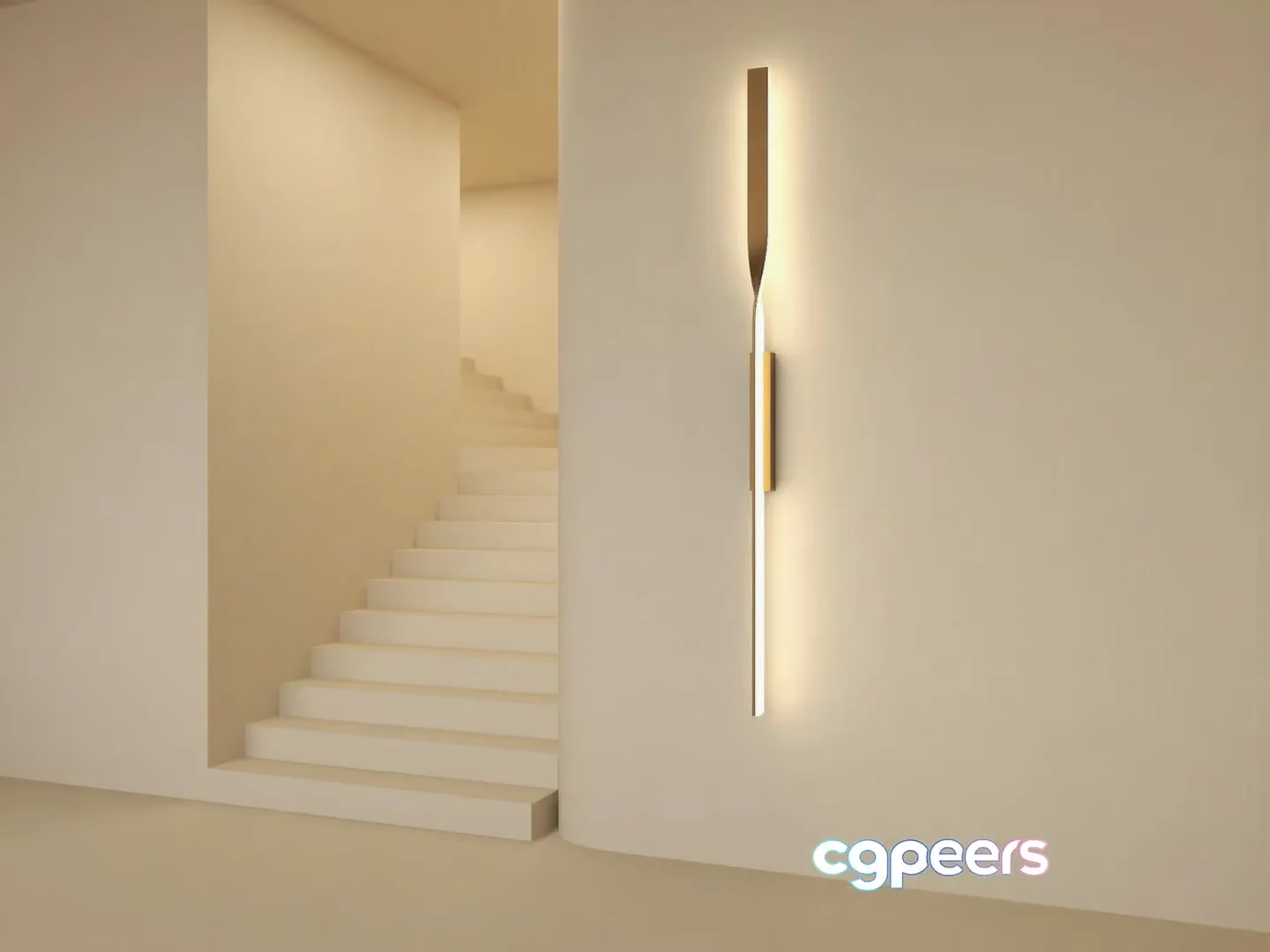 Modern Light Fixture 3D Model – 12546 – VRAY Render