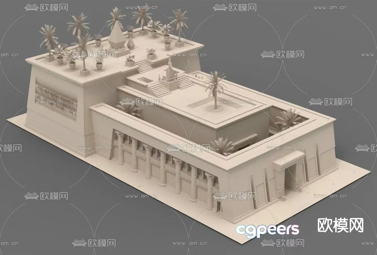 Outdoor landscape 3d model