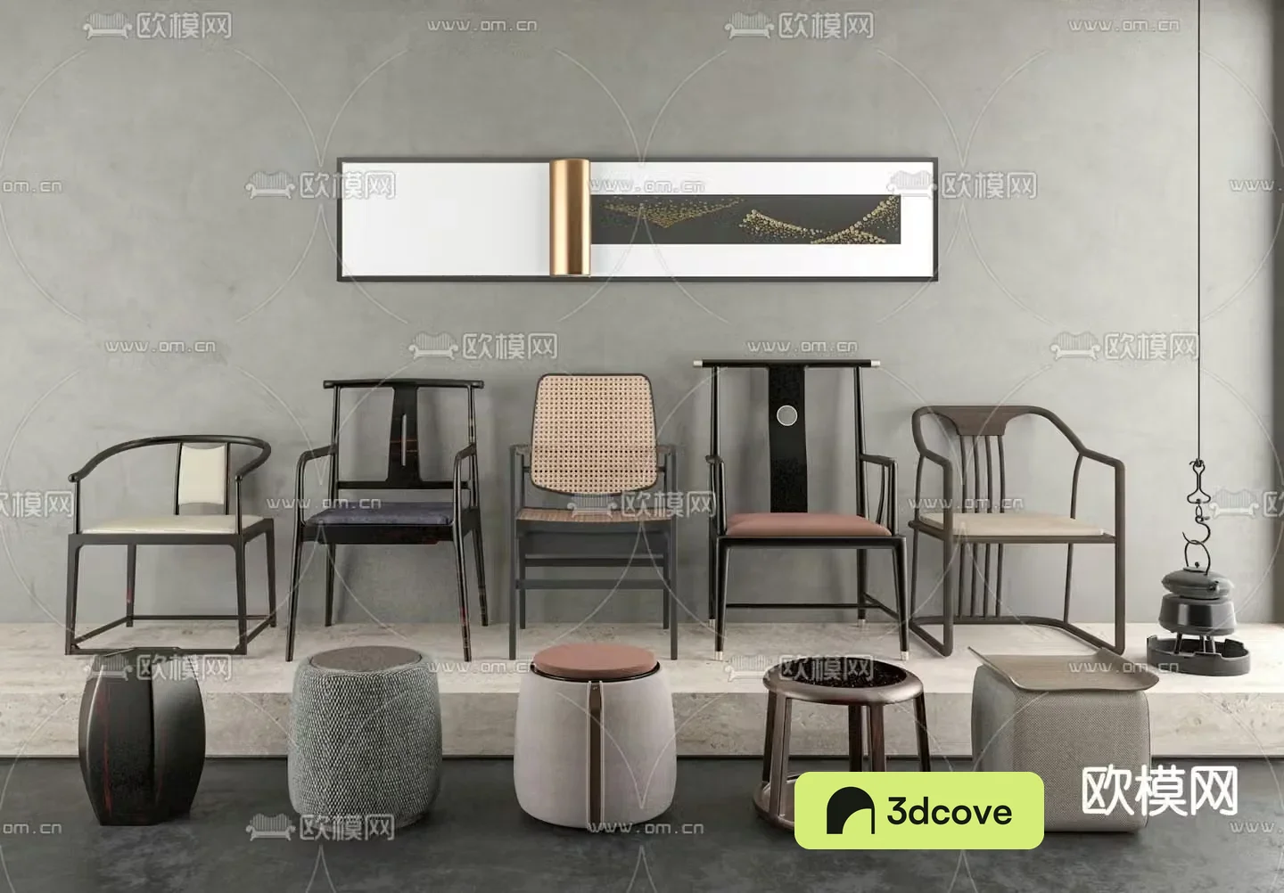 New Chinese style chair leisure chair