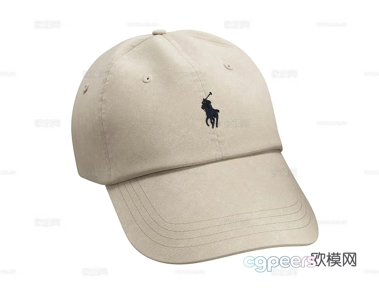 Ruff Lauren Hat 3d Model