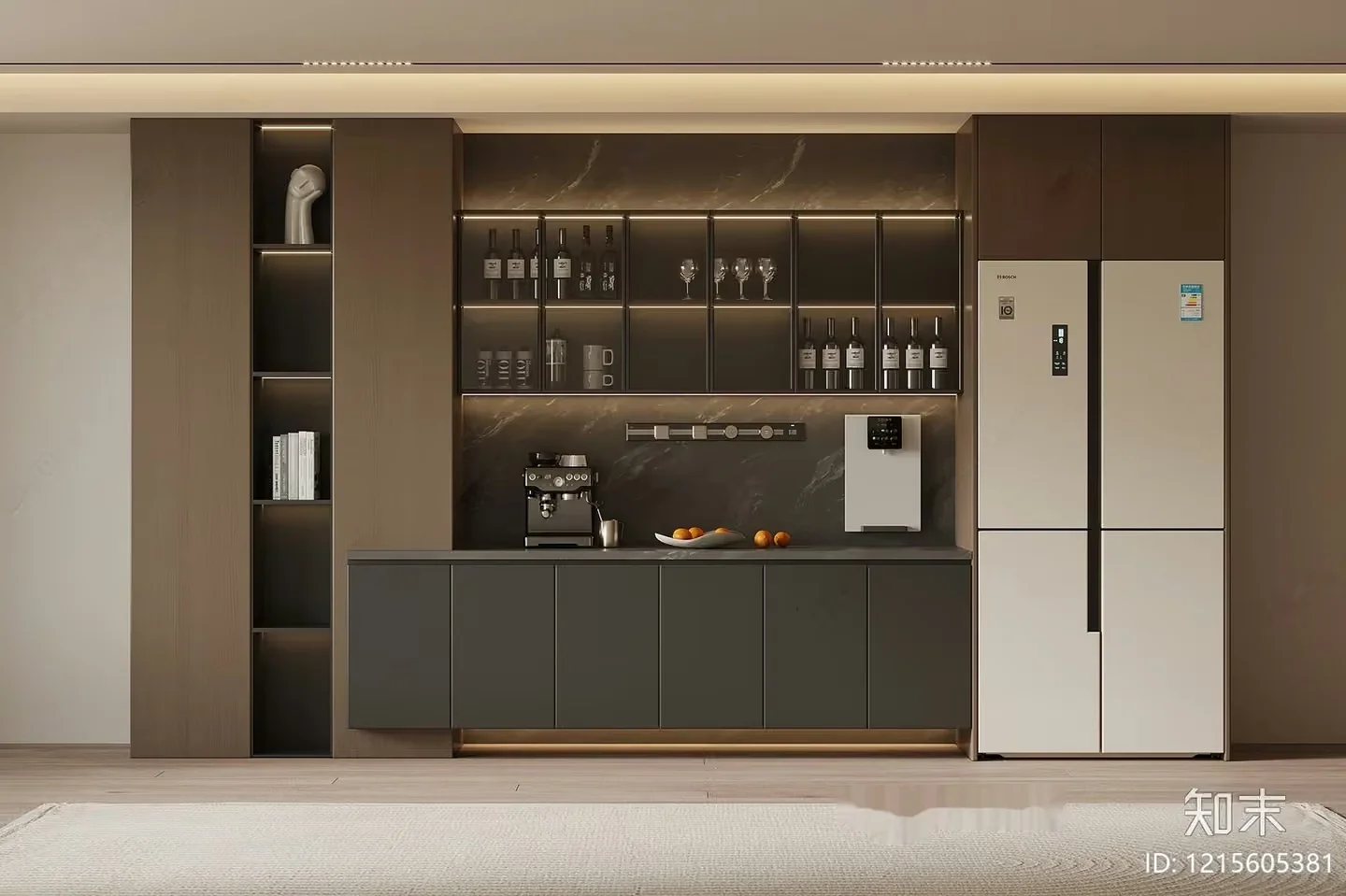 Modern Kitchen 3D Model – 13199 – VRAY Render