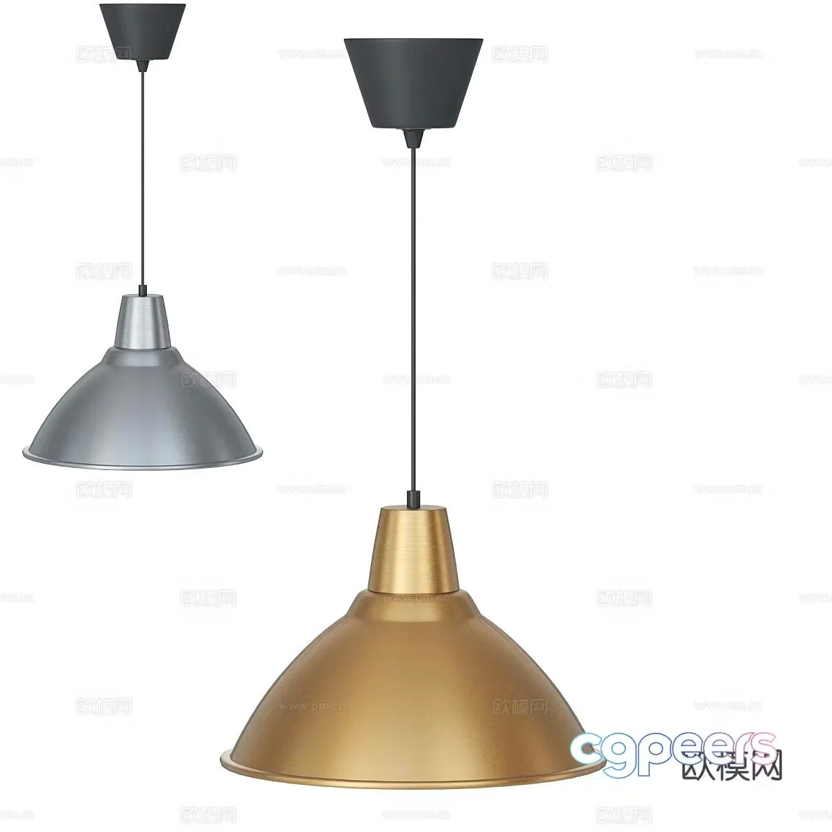 Minimalist chandelier art chandelier 3d model