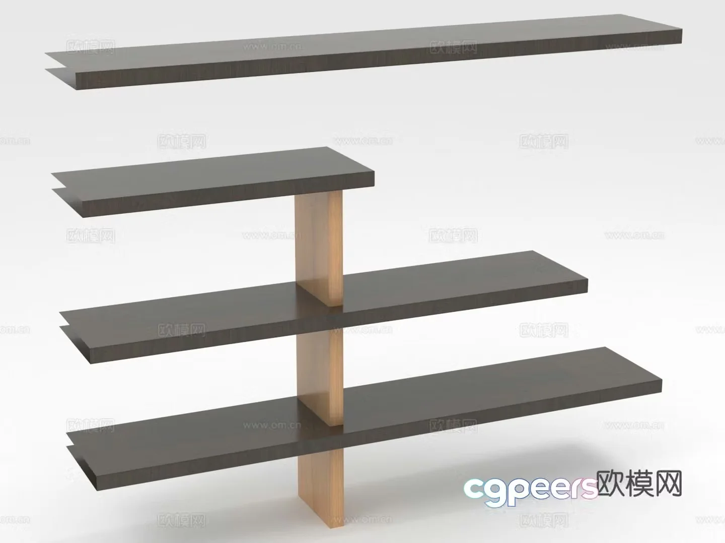 Storage rack Bookshelf Storage rack Storage rack 3D model