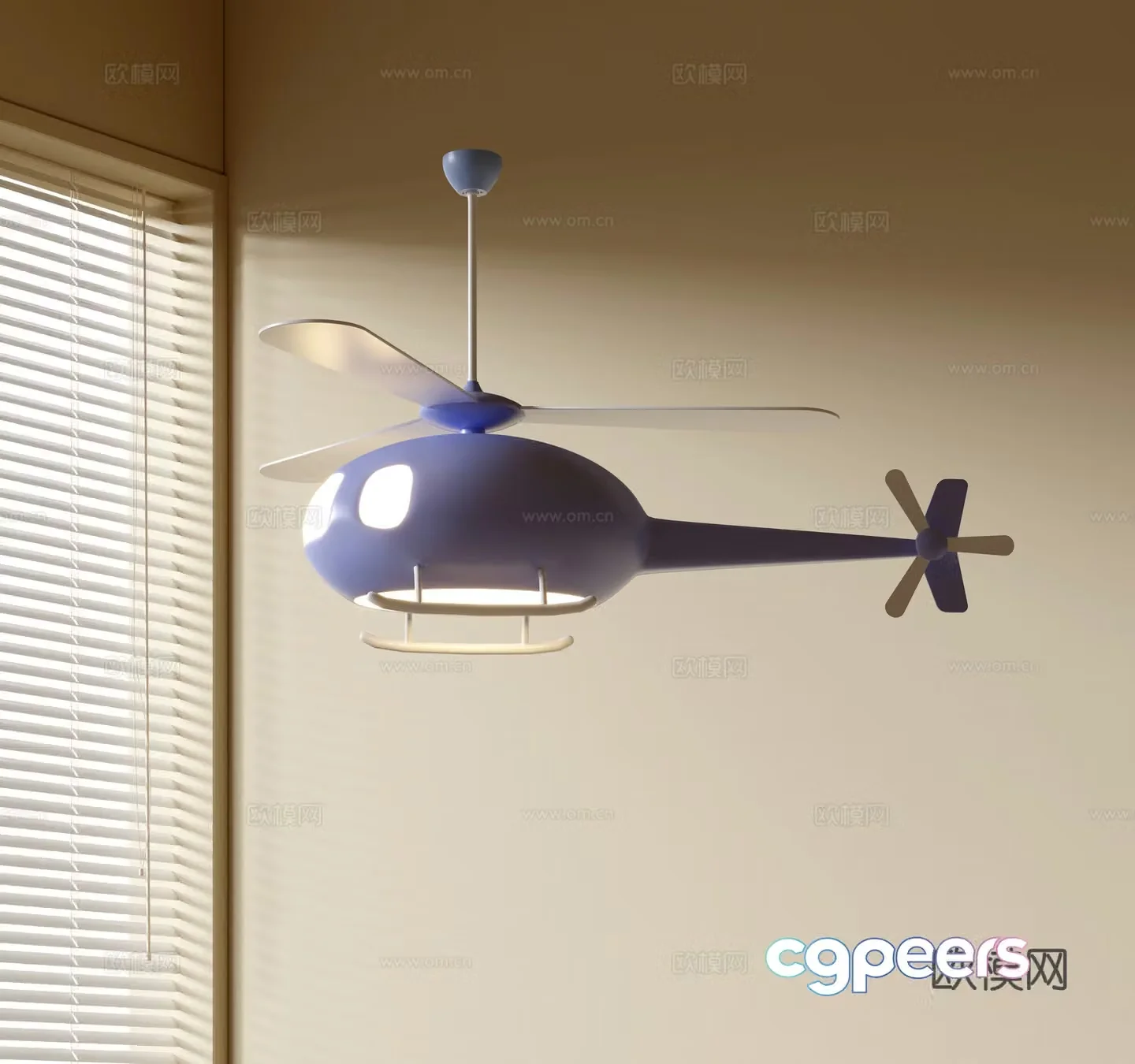 Modern children’s chandeliers airplane chandeliers simple chandeliers special chandeliers children’s room chandeliers 3D model