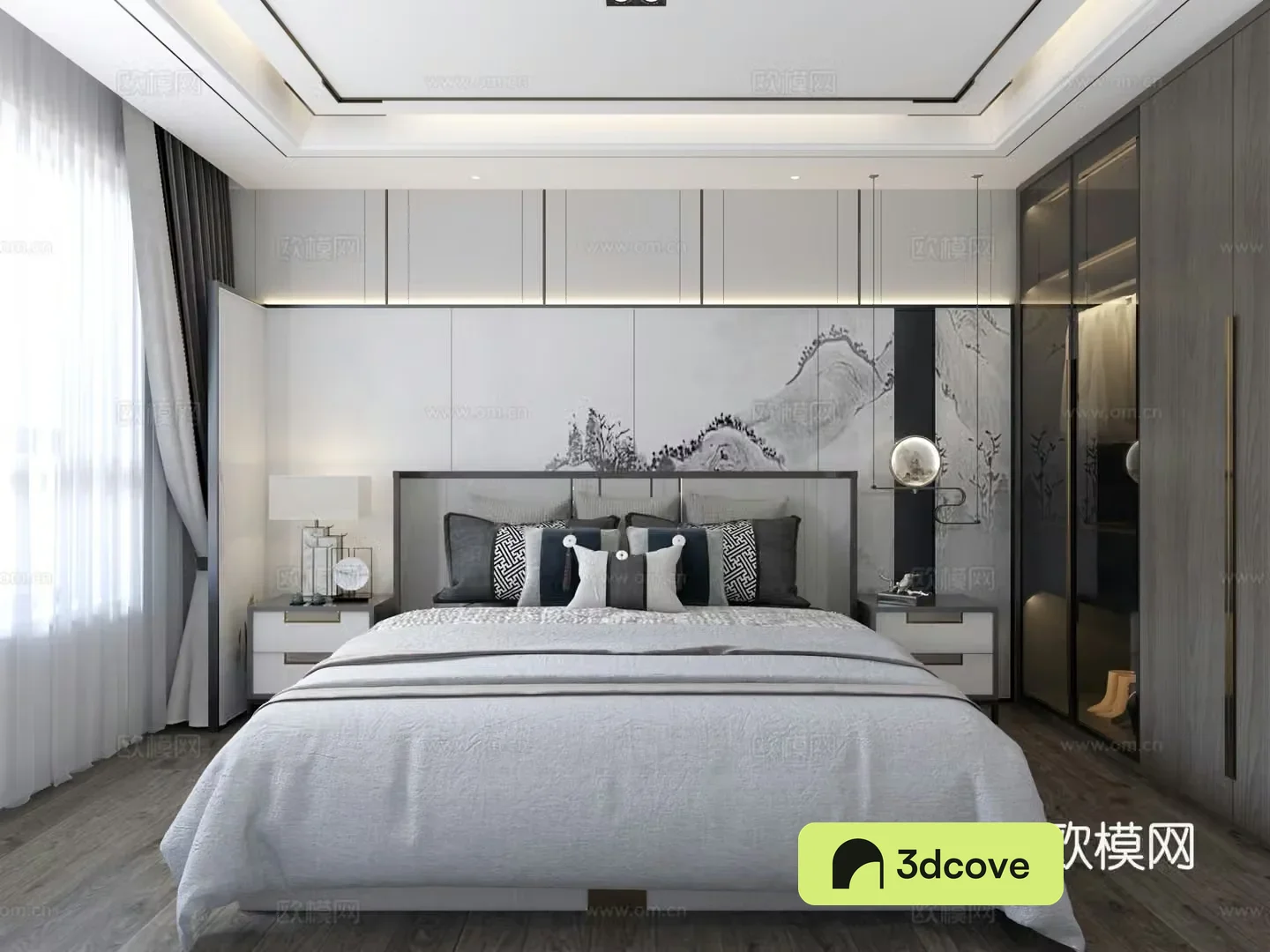 New Chinese bedroom