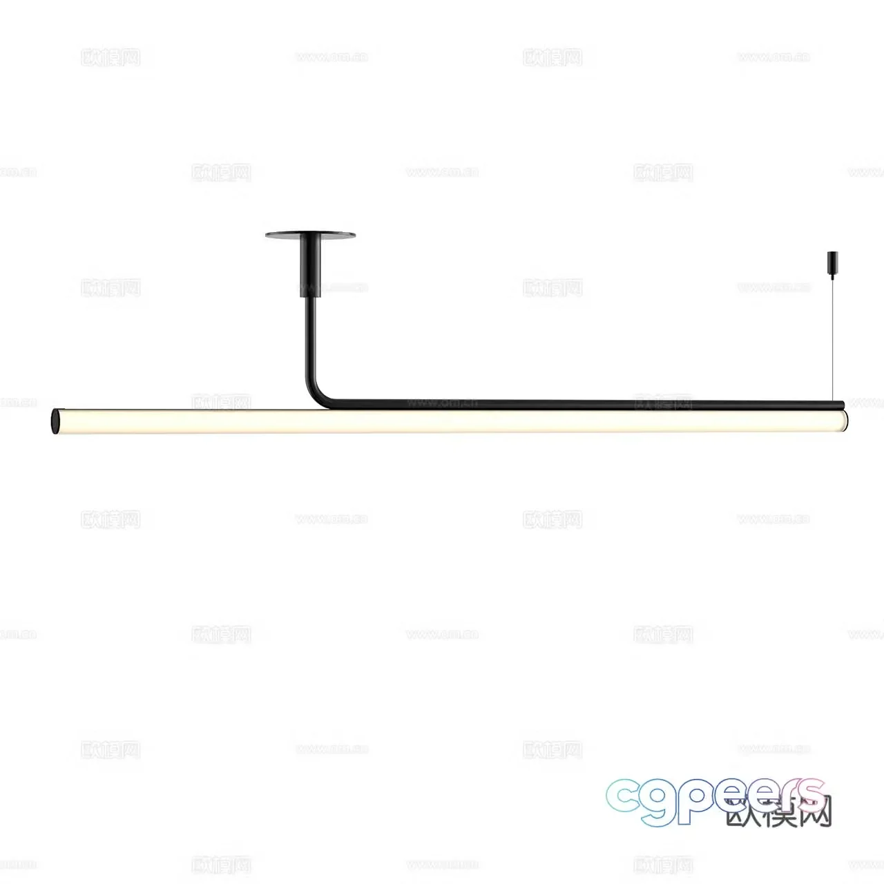 Marset Minimalist Chandeliers Long Strip Chandeliers LED Chandeliers Decorative Chandeliers 3D Model