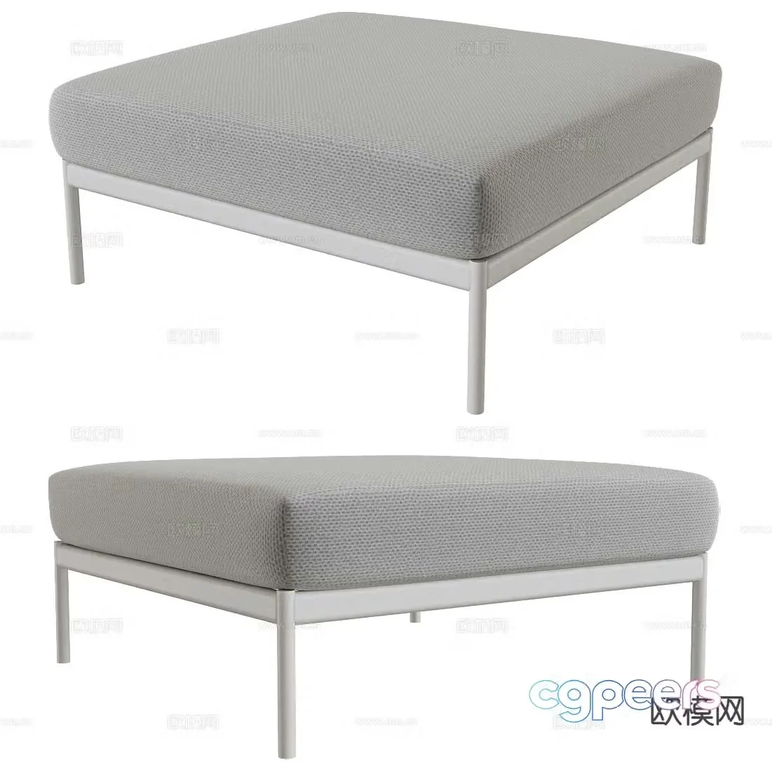 Sifas stool sofa stool 3d model