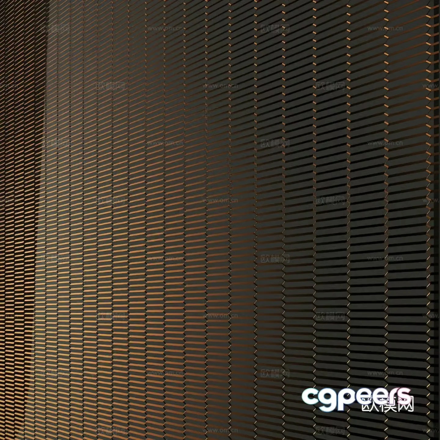 Modern partition Metal mesh partition Metal curtain wall mesh Metal partition Metal fence 3D model