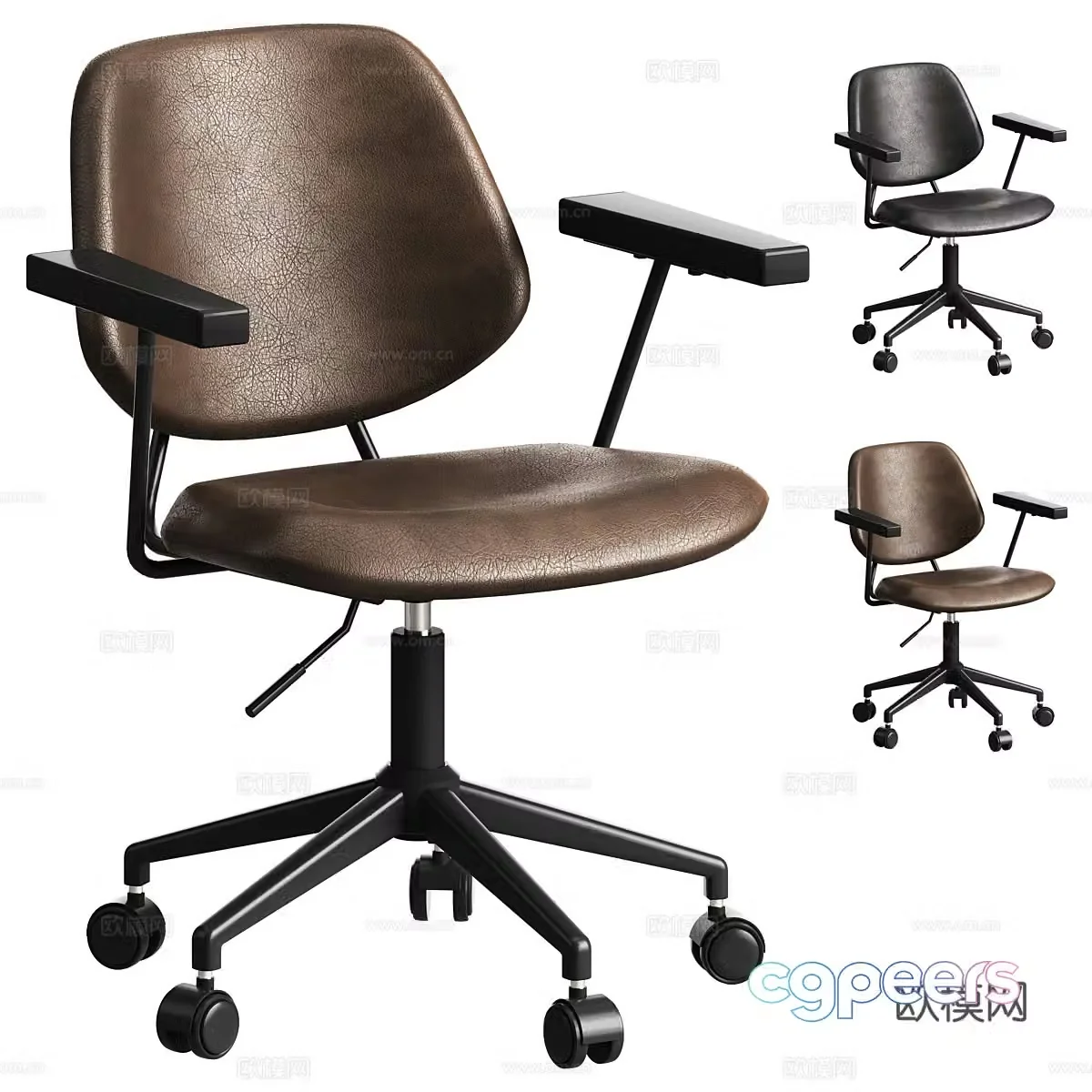 Modern Italian Tingle office chair 3d model
