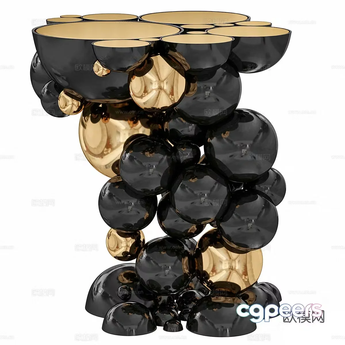 Modern Italian light luxury NEWTON 3D model