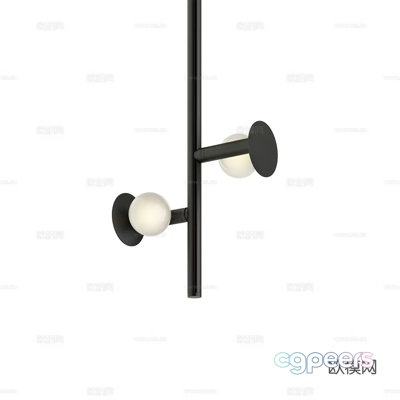 Rakumba modern chandelier minimalist chandelier multi-head chandelier simple chandelier 3d model