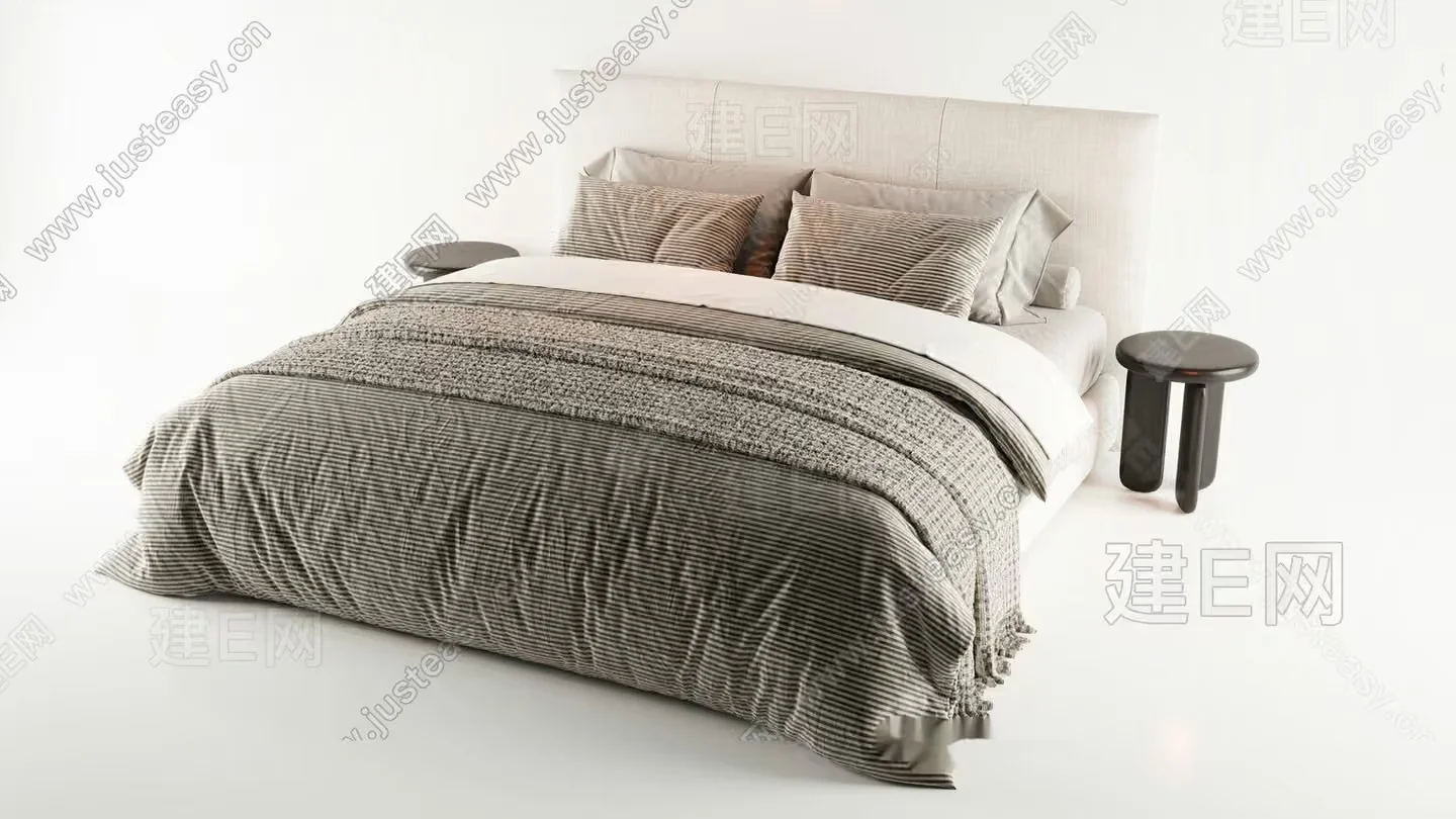Cozy Bedroom 3D Model – 11101 – VRAY Render