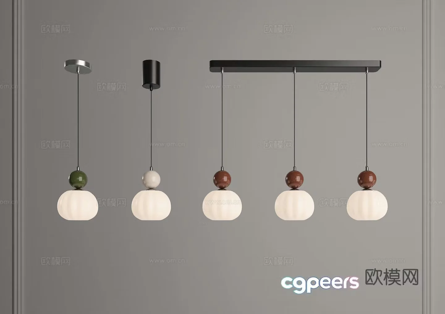 Restaurant Chandelier Bedside Chandelier Children’s Room Chandelier Medium Chandelier Creamy Chandelier 3D Model