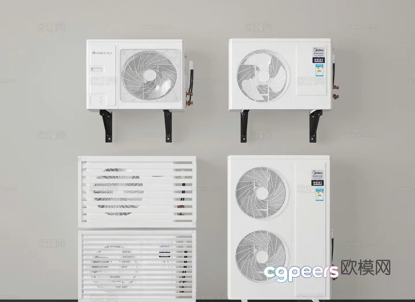 Air conditioner air conditioner outdoor unit 3d model