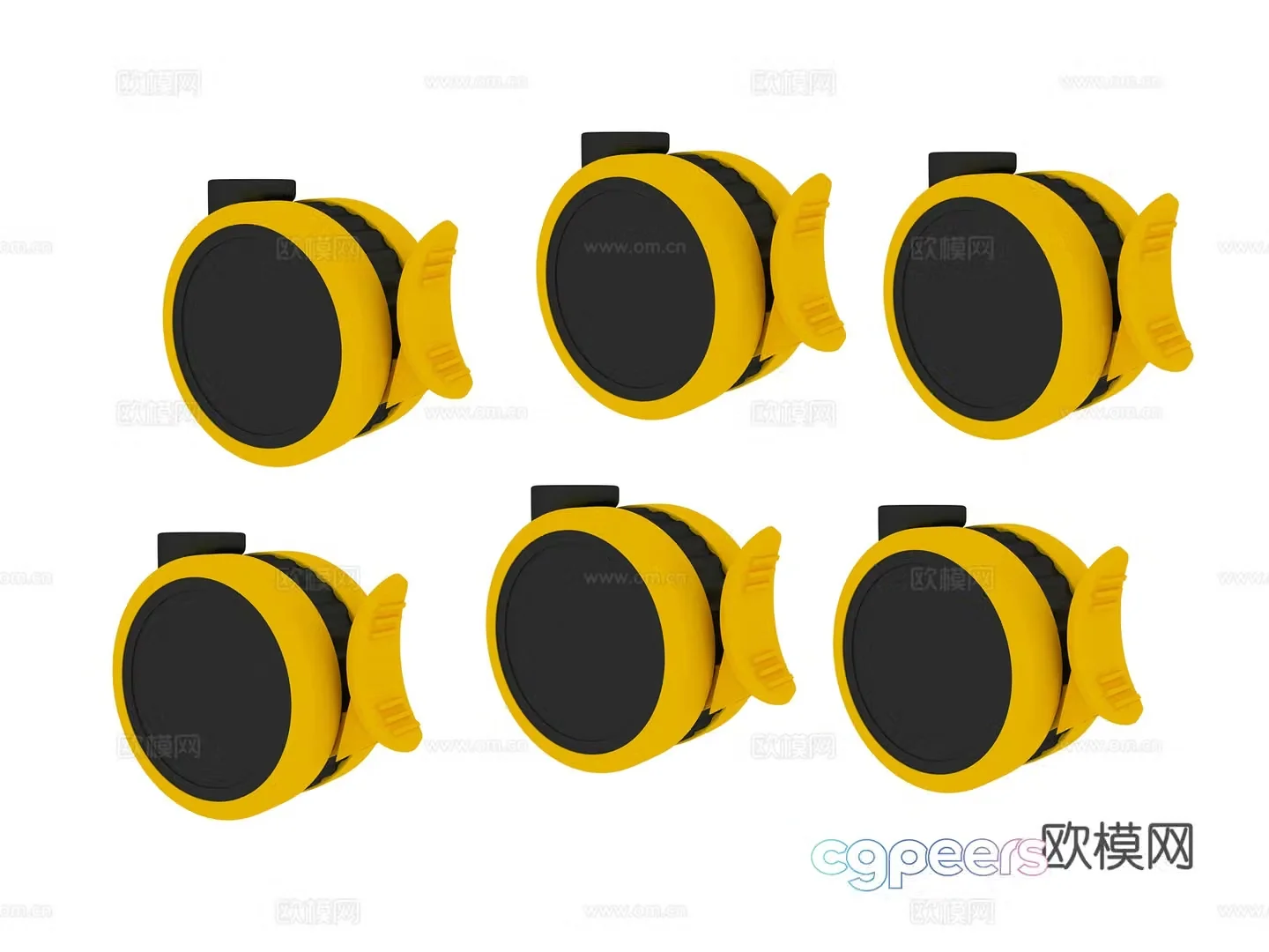 Hardware wheel swivel caster 3d model