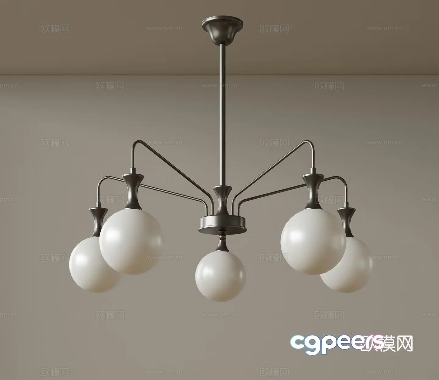 Modern medieval style chandelier Minimalist cream style chandelier Nordic simple chandelier Restaurant chandelier American 3D model